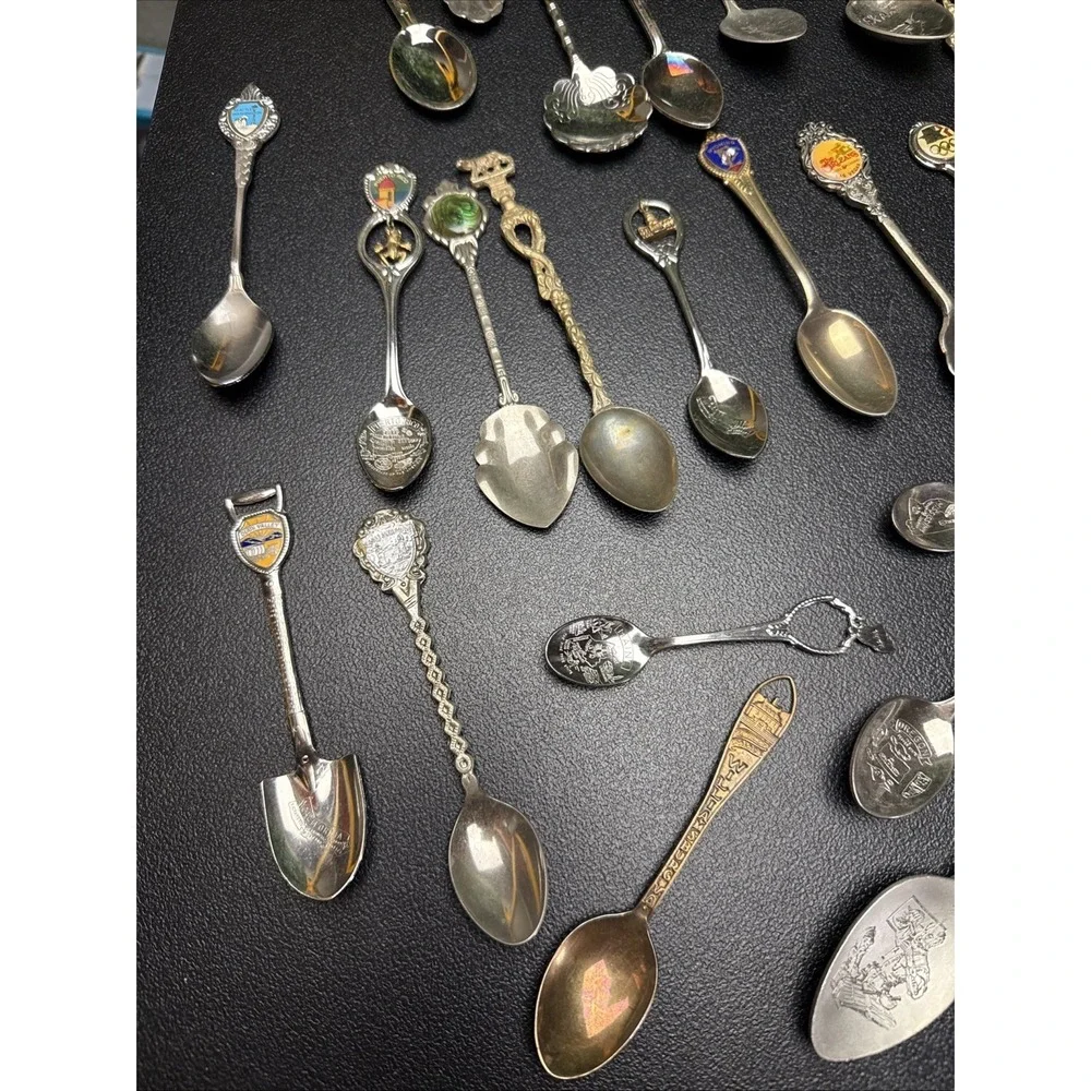 Vintage Souvenir Spoons Lot Of 70+ Collectible